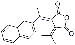 3-ISOPROPYLIDENE-4-[1-NAPHTHALEN-2-YL-ETH-(E)-YLIDENE]-DIHYDRO-FURAN-2,5-DIONE Struktur