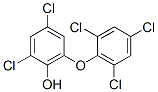 2,4-dichloro-6-(2,4,6-trichlorophenoxy)phenol Struktur