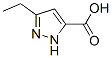 3-ETHYL-1H-PYRAZOLE-5-CARBOXYLIC ACID Struktur