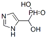 Phosphinic  acid,  P-(hydroxy-1H-imidazol-5-ylmethyl)- Struktur