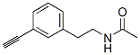 Acetamide,  N-[2-(3-ethynylphenyl)ethyl]- Struktur