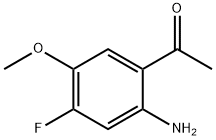 Ethanone,1-(2-amino-4-fluoro-5-methoxyphenyl)- Struktur