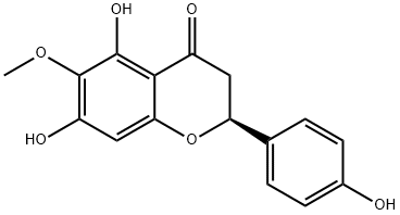 6-Methoxynaringenin Struktur