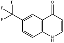 4-HYDROXY-6-(TRIFLUOROMETHYL)QUINOLINE Struktur