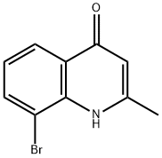 8-BROMO-2-METHYLQUINOLIN-4(1H)-ONE Struktur