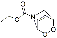 2,3-Dioxa-5-azabicyclo[2.2.2]oct-7-ene-5-carboxylic  acid,  ethyl  ester Struktur