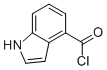 1H-INDOLE-4-CARBONYL CHLORIDE Struktur