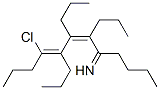 (2Z,4Z)-1-BUTYL-5-CHLORO-2,3,4-TRIPROPYL-OCTA-2,4-DIENYLIDENEAMINE Struktur