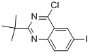 QUINAZOLINE, 4-CHLORO-2-(1,1-DIMETHYLETHYL)-6-IODO- Struktur