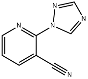 2-[1,2,4]triazol-1-yl-nicotinonitrile Struktur