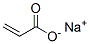 sodium prop-2-enoate Struktur