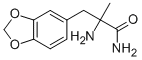 2-AMINO-2-METHYL-(3-(3,4-METHYLENEDIOXYPHENYL))PROPANAMIDE Struktur