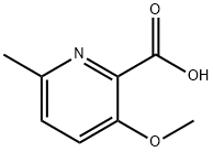 3-Methoxy-6-Methyl-2-pyridinecarboxylic acid Struktur