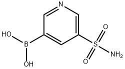 5-sulfamoylpyridin-3-ylboronic acid Struktur