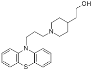 4-Piperidineethanol, 1-(3-phenothiazin-10-ylpropyl)- Struktur