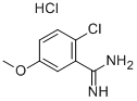 2-CHLORO-5-METHOXYBENZIMIDAMIDE HYDROCHLORIDE Struktur