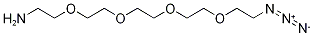 O-(2-AMinoethyl)-O'-(2-azidoethyl)triethylene Glycol Struktur