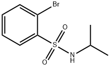 N-Isopropyl 2-bromobenzenesulfonamide Struktur