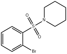 1-(2-Bromophenylsulfonyl)piperidine Struktur