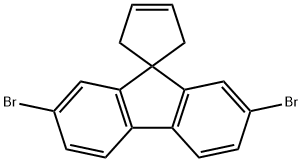 2',7'-Dibromospiro[cyclopent[3]ene-1,9'-fluorene] Struktur