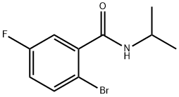 2-Bromo-5-fluoro-N-isopropylbenzamide Struktur