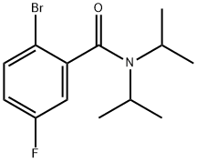 2-Bromo-5-fluoro-N,N-diisopropylbenzamide Struktur