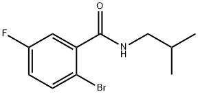 2-Bromo-5-fluoro-N-isobutylbenzamide Struktur