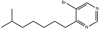 5-Bromo-4-(6-methylheptyl)pyrimidine Struktur