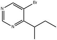 5-Bromo-4-sec-butylpyrimidine Struktur