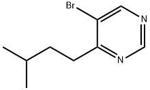 5-Bromo-4-isopentylpyrimidine Struktur