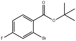 tert-Butyl 2-bromo-4-fluorobenzoate Struktur