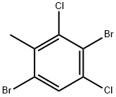 1,4-Dibromo-3,5-dichloro-2-methylbenzene Struktur