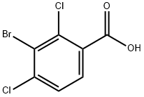 3-Bromo-2,4-dichlorobenzoic acid Struktur