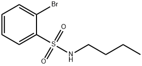 2-Bromo-N-butylbenzenesulfonamide Struktur