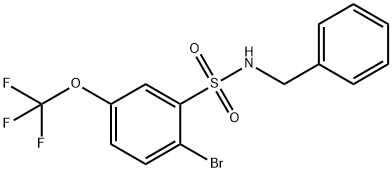 N-Benzyl-2-bromo-5-(trifluoromethoxy)benzenesulfonamide price.