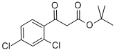 BETA-OXO-2,4-DICHLORO-BENZENEPROPANOIC ACID 1,1-DIMETHYLETHYL ESTER Struktur