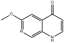 6-METHOXY-1H-1,7-NAPHTHYRIDIN-4-ONE Struktur