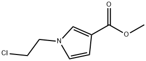 METHYL 1-(2-CHLOROETHYL)-1H-PYRROLE-3-CARBOXYLATE Struktur