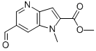 METHYL 6-FORMYL-1-METHYL-1H-PYRROLO[3,2-B]PYRIDINE-2-CARBOXYLATE Struktur