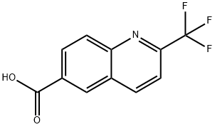 2-(trifluoromethyl)quinoline-6-carboxylic acid Struktur