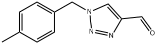 1-(4-methylbenzyl)-1H-1,2,3-triazole-4-carbaldehyde Struktur