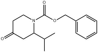 2-Isopropyl-4-oxopiperidine, N-CBZ protected Struktur