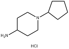 1-Cyclopentylpiperidin-4-aMine dihydrochloride Struktur