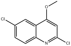 2,6-DICHLORO-4-METHOXYQUINOLINE Struktur