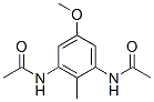 Acetamide,  N,N-(5-methoxy-2-methyl-1,3-phenylene)bis- Struktur