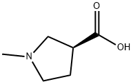 3-Pyrrolidinecarboxylic acid, 1-methyl-, (3S)- Struktur