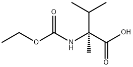 N-Ethoxycarbonyl α-Methyl-L-valine Struktur