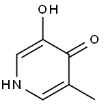 4(1H)-Pyridinone,3-hydroxy-5-methyl-(9CI) Struktur