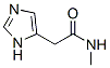 1H-Imidazole-5-acetamide,  N-methyl- Struktur