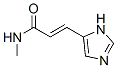 2-Propenamide,  3-(1H-imidazol-5-yl)-N-methyl- Struktur